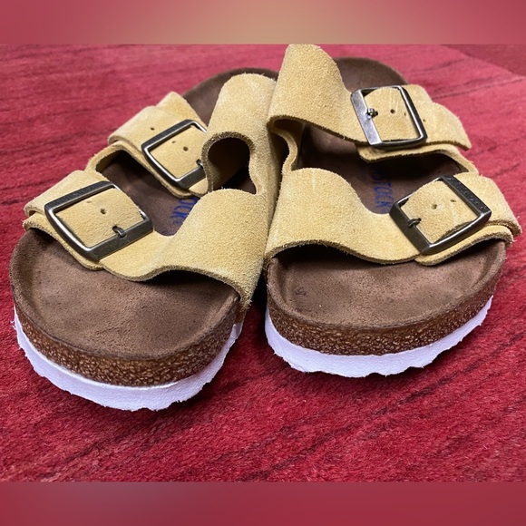 Birkenstock Arizona Suede Leather Sandals - Picture 7 of 7